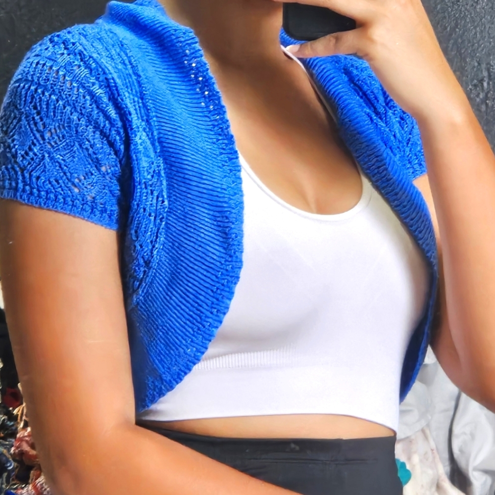 Blue Lace Shrug